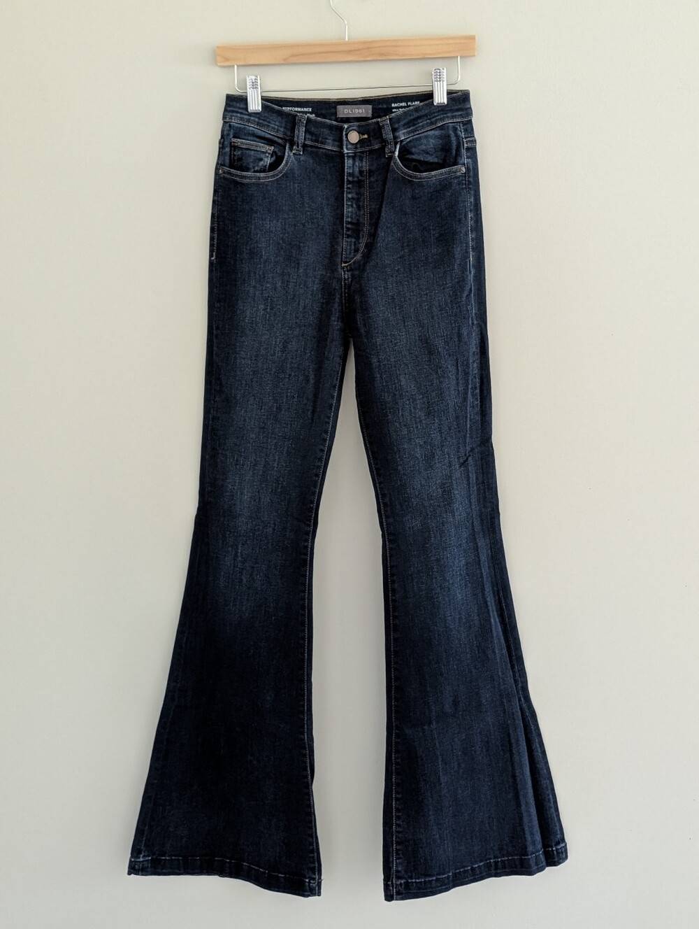 DL1961 Rachel High Rise Flare Jeans Color: Foster, 27